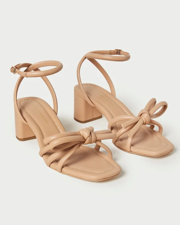 Fashion Mikel Bow Mid-Heel Sandal FOR THE GUESTS | FOR THE BRIDE